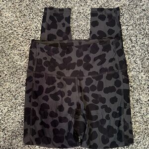 DSG Charcoal Leopard Print Leggings